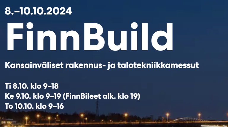 Leguan 195 on show at FINNBUILD 2024 8.-10.10.2024